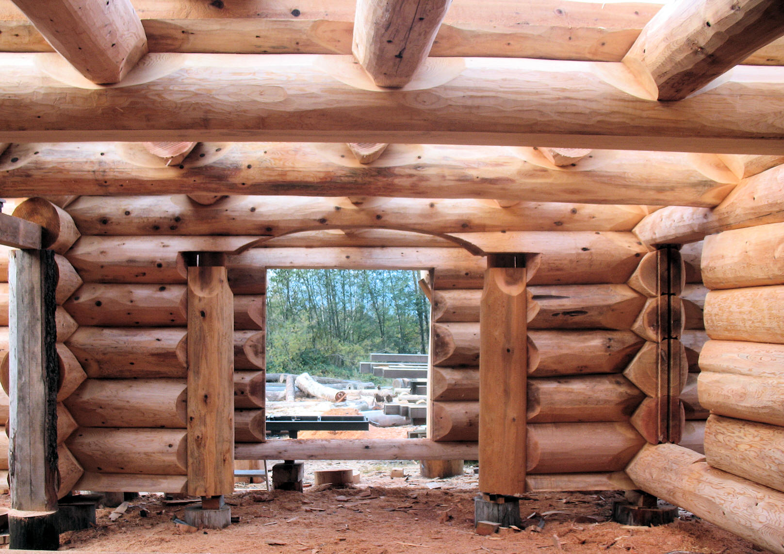 Slokana Log Home for Ljubljana, Slovenia.