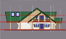 Log home design process.