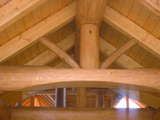 Interior roof details.